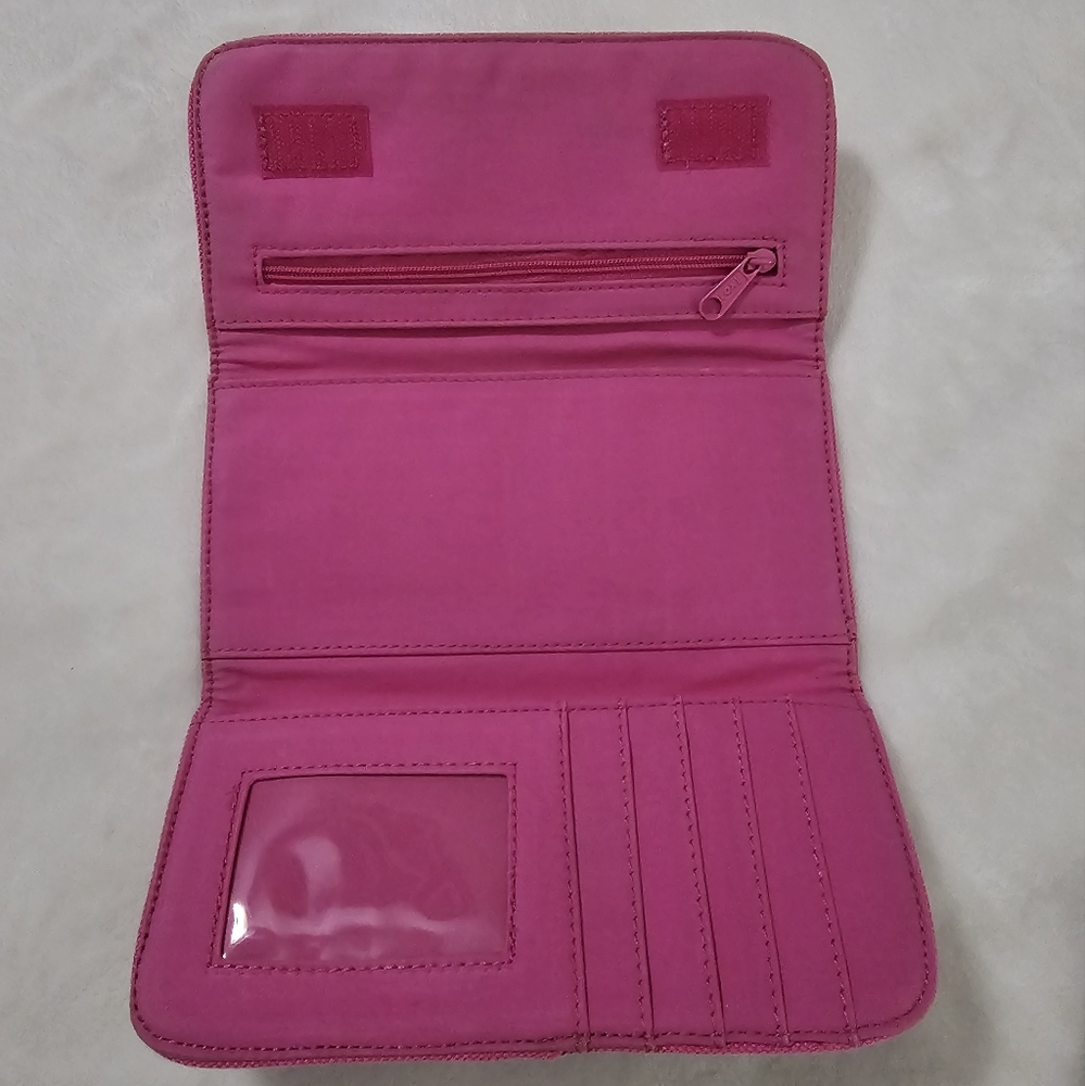 Roxy Y2K Style Bright Color Bold Pattern Long Wallet Like New - Picture 7 of 10